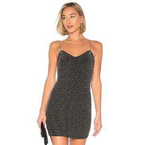 BY THE WAY - Metallic Sav Chain Strap Dress
